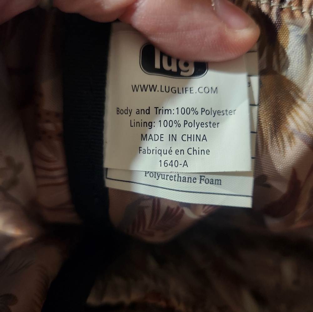 Lug Ranger 2 RFID Medium Crossbody Bag | Zebra Sand Pattern *flaws" - Picture 7 of 15